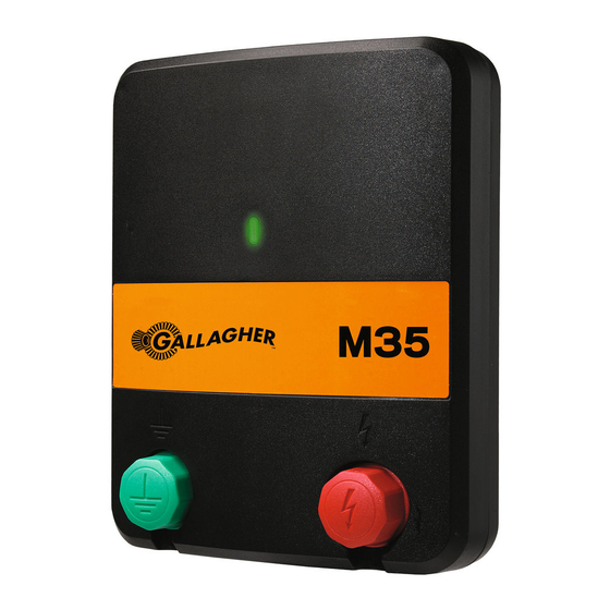 Gallagher M35 Notice D'installation
