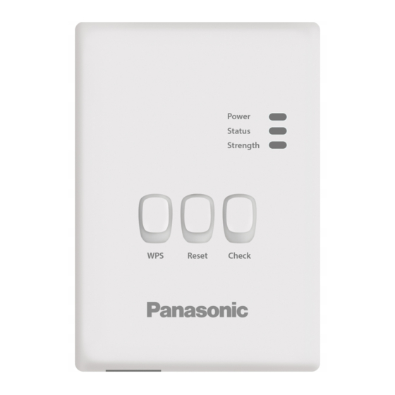 Panasonic CZ-TAW1 Guide D'installation