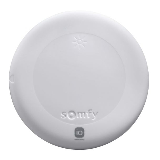 SOMFY Sunis WireFree II io Notice
