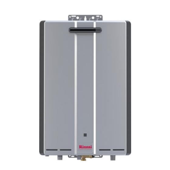 Rinnai RUR199i Manuel D'installation Et D'utilisation