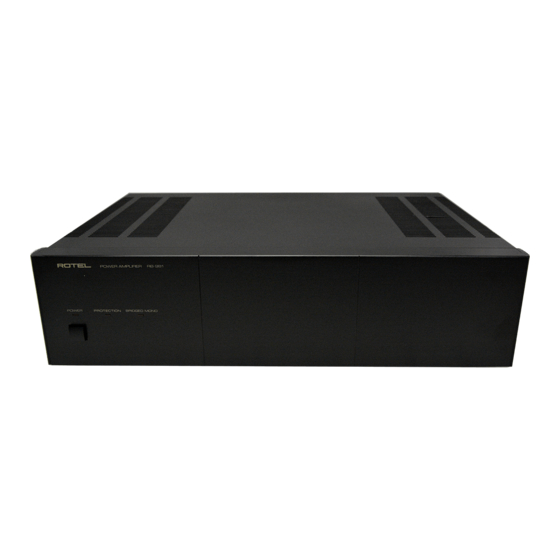 Rotel RB-981 Guide D'utilisation