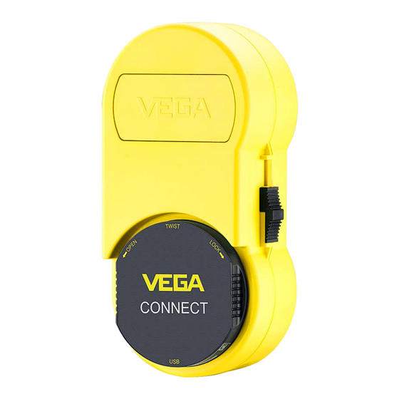 Vega VEGACONNECT Mise En Service