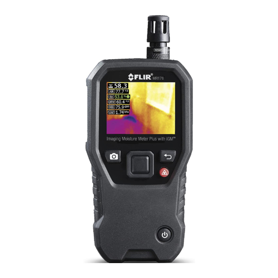 FLIR MR176 Manuel D'utilisation