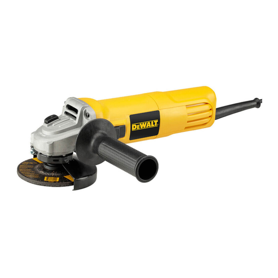DeWalt DWE4117 Traduction De La Notice D'instructions Originale