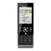 Sony Ericsson G705u Mode D'emploi