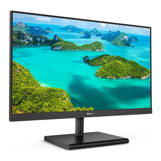 Philips E Série Manuel D'utilisation
