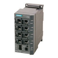 Siemens SIMATIC NET SCALANCE X201-3P IRT Instructions De Service