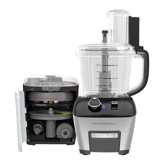 Black & Decker Performance FP6000 Guide D'utilisation Et D'entretien