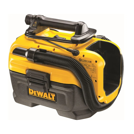 DeWalt XR DCV582 Traduction De La Notice D'instructions Originale