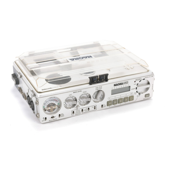 Nagra ARES-C Manuel D'utilisation