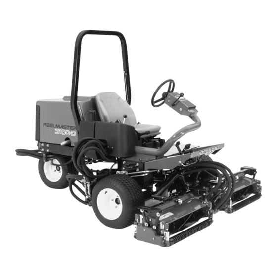 Toro REELMASTER 3100-D Notice D'utilisation