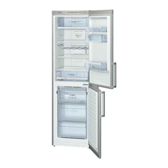 Bosch KGN39VL20 INOX Mode D'emploi