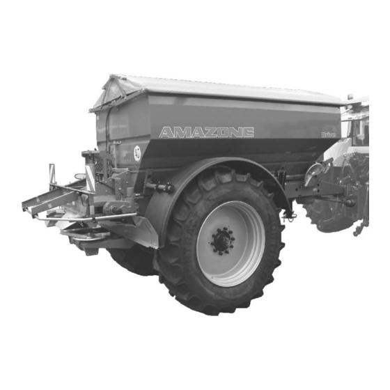Amazone ZG-B 5500 Special Notice D'utilisation