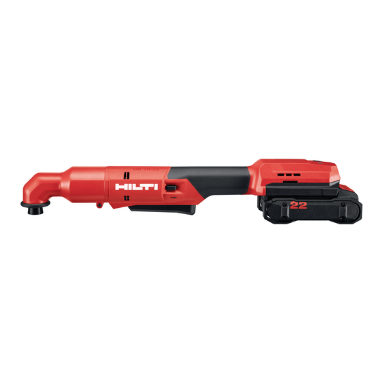 Hilti Nuron SID 4R-22 Notice D'utilisation Originale