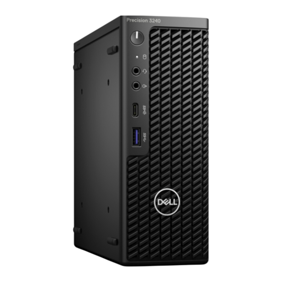 Dell Precision 3240 Compact Mode D'emploi