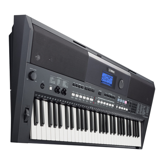 Yamaha PSR-E433 Manuels