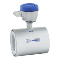 Krohne OPTIFLUX 1000 Notice Technique