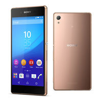 Sony Xperia Z3+ Guide De L'utilisateur