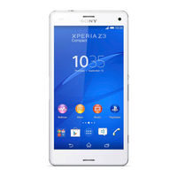 Sony Xperia Z3 Compact Guide De L'utilisateur