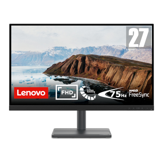 Lenovo L27e-30 Guide D'utilisation