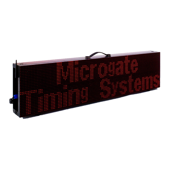 Microgate Micro Graph Led Guide De L'utilisateur