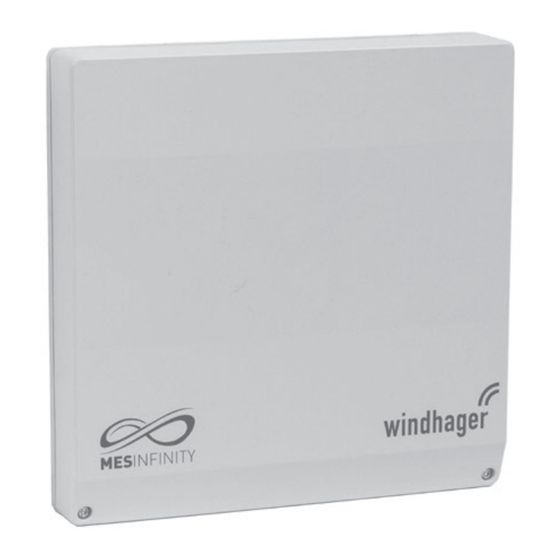 Windhager MES PLUS WVF+ Notice De Montage Et D'utilisation