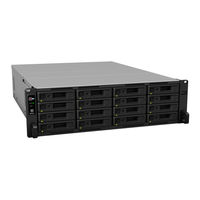 Synology RackStation RS4017xs+ Guide D'installation Matérielle