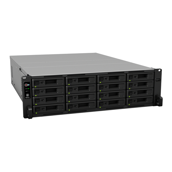 Synology RackStation RS4017xs+ Manuels