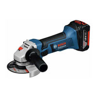 Bosch GWS 18V-125 C Professional Notice Originale