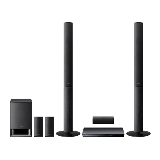 Sony BDV-EF220 Guide D'installation