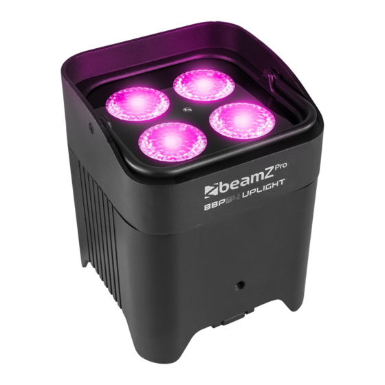 Beamz Pro BBP59 UPLIGHT Manuel D'utilisation