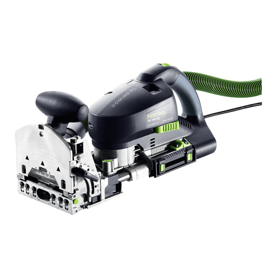 Festool DOMINO XL DF 700 EQ Guide D'utilisation