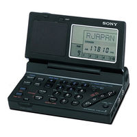 Sony ICF-SW100S Mode D'emploi