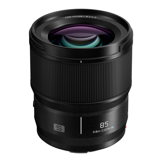 Panasonic S-S85 Manuel D'utilisation