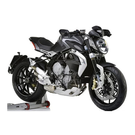 MV Agusta BRUTALE R 2023 Manuel De Maintenance