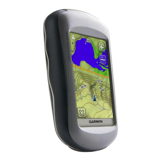 Garmin OREGON Serie Manuel D'utilisation