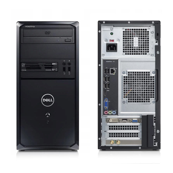 Dell Vostro 270 Manuel Du Propriétaire