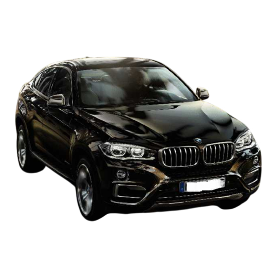 BMW X6 2015 Notice D'utilisation