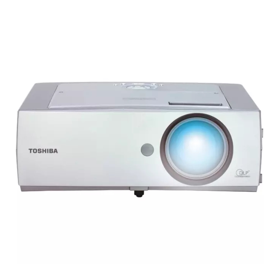 Toshiba TDP-TW300 Mode D'emploi