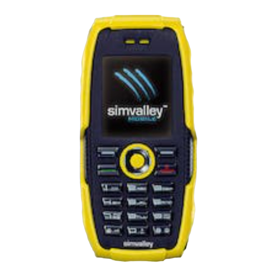 Simvalley Mobile XT-520SUN Manuels