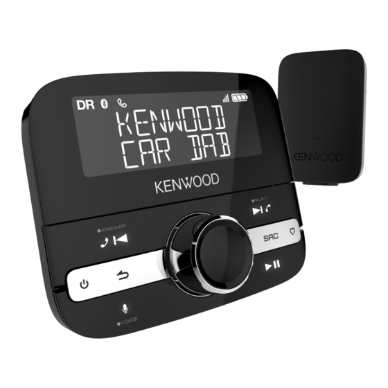 Kenwood KTC-500DAB Manuel D'utilisation