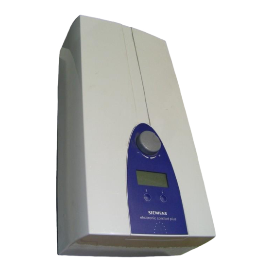 Siemens DE 18500 Notice D'utilisation