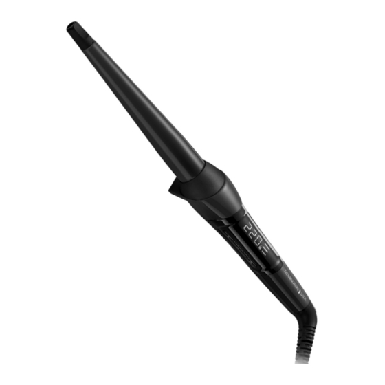 Remington Professional Silk Curling Wand CI96W1 Manuels