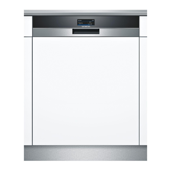 Siemens SN57YS03CE Manuel D'utilisation
