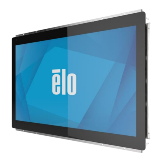 Elo Touch Solutions 2799L Manuel De L'utilisateur