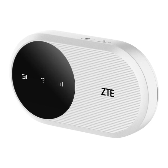 ZTE U10 Mode D'emploi