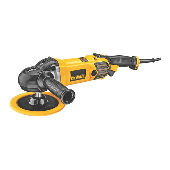 DeWalt DWP849 Guide D'utilisation