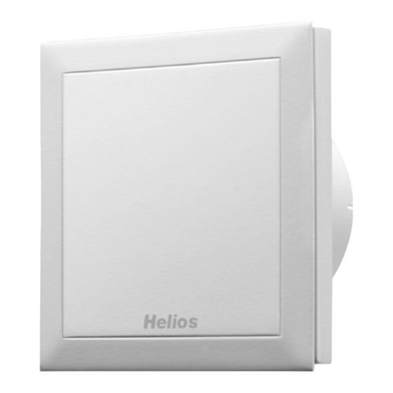Helios MiniVent M1/100 N/C Notice De Montage Et D'utilisation