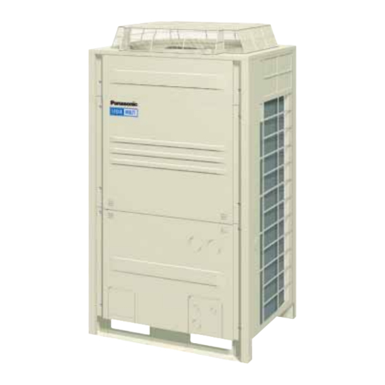 Panasonic URBAN MULTI U-8ME4XPQ Manuel D'installation