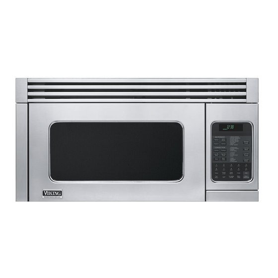 Viking Range VMOR205 Manuel D'utilisation Et D'entretien